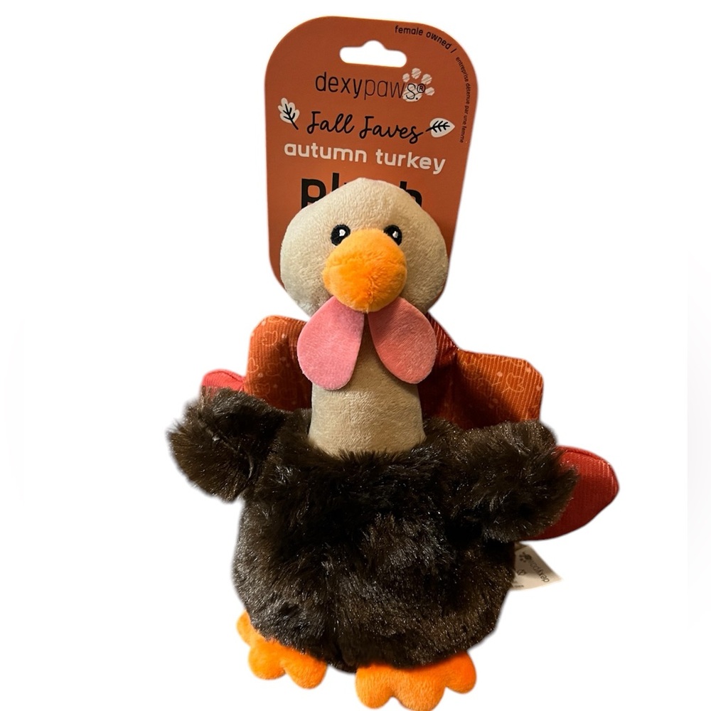 🆕 Dexy Paws Turkey Dog Toy